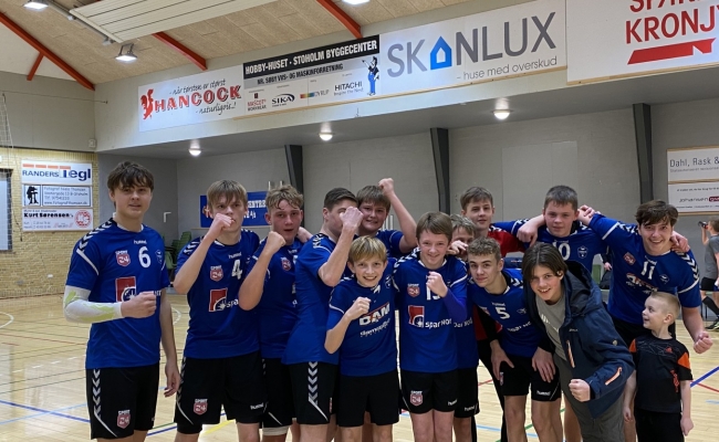 Flot sejer til U15 drenge